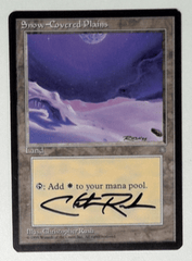 V1159: Snow-Covered Plains: LP: Ice Age: Signed/Autographed: Christopher Rush: Black